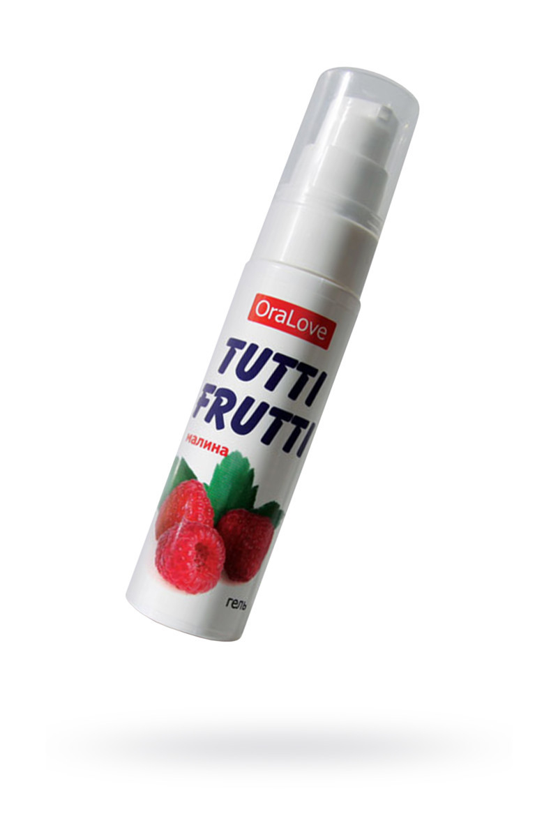 Съедобная смазка Tutti-Frutti, для орального секса, со вкусом малины, 30 г