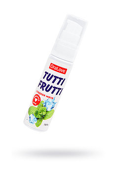 Съедобная гель-смазка Tutti-Frutti со вкусом Сладкой Мяты 30 мл