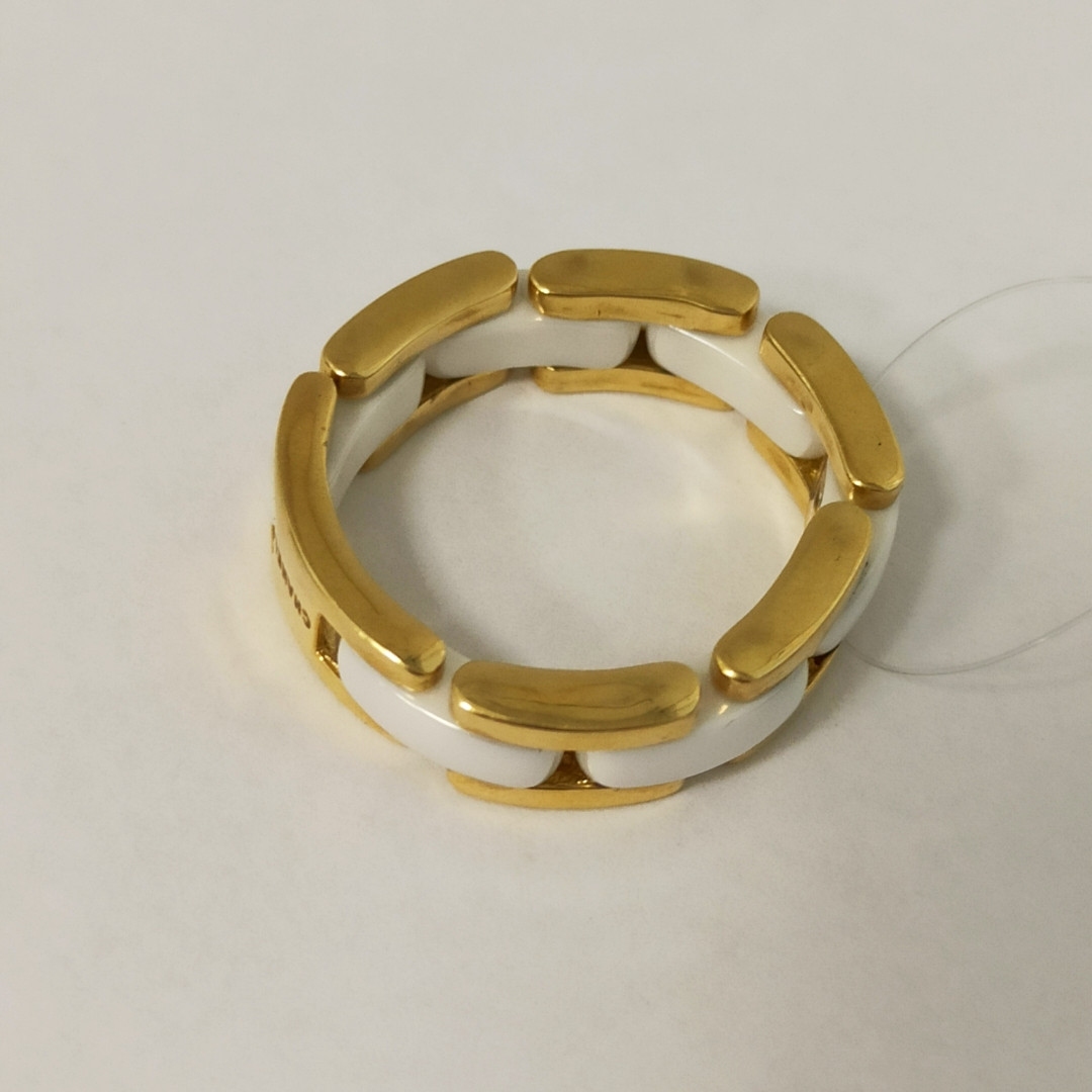 Золотое кольцо / керамика / размер 19-19,5