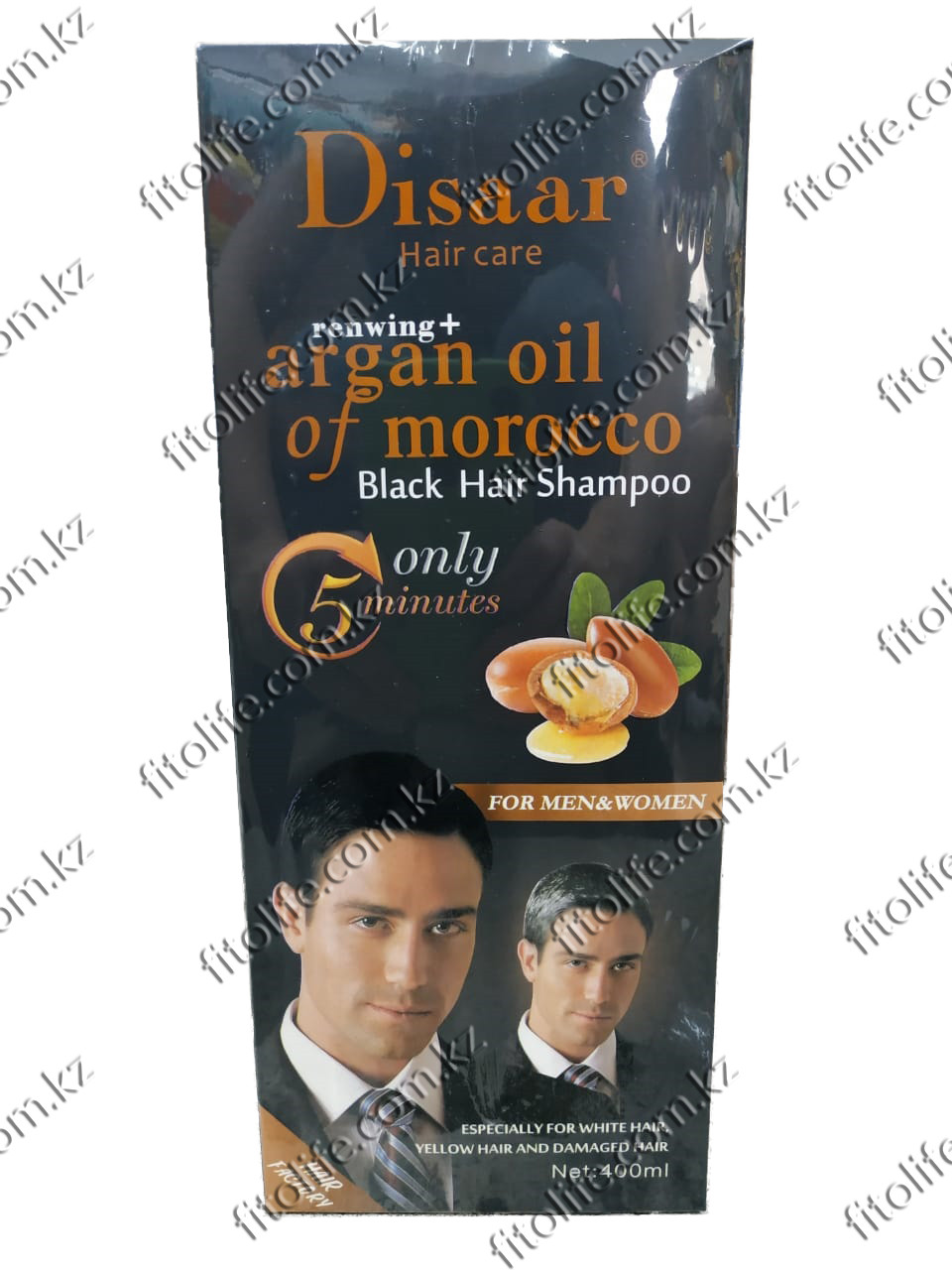 Шампунь-краска для седых волос Disaar, экстракт аргонового масла - фото 1 - id-p78770723