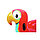 Надувной плот/игрушка для катания верхом BESTWAY 41127 Попугай Peppy Parrot (203х132см), фото 2