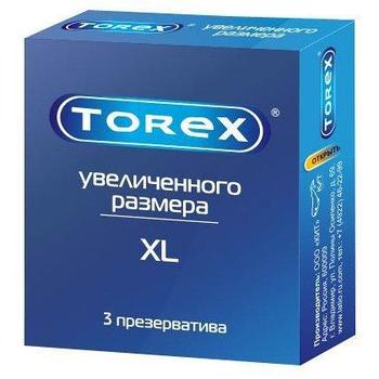 Презервативы «Torex» Увеличенного размера, 3 шт