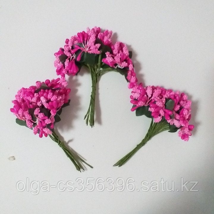 Букетики тычинки. Малиновые. Creativ 639