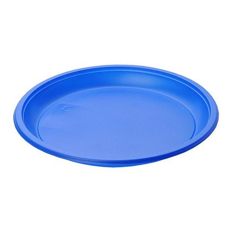 Тарелка d 210мм, синяя, 50 шт, фото 2