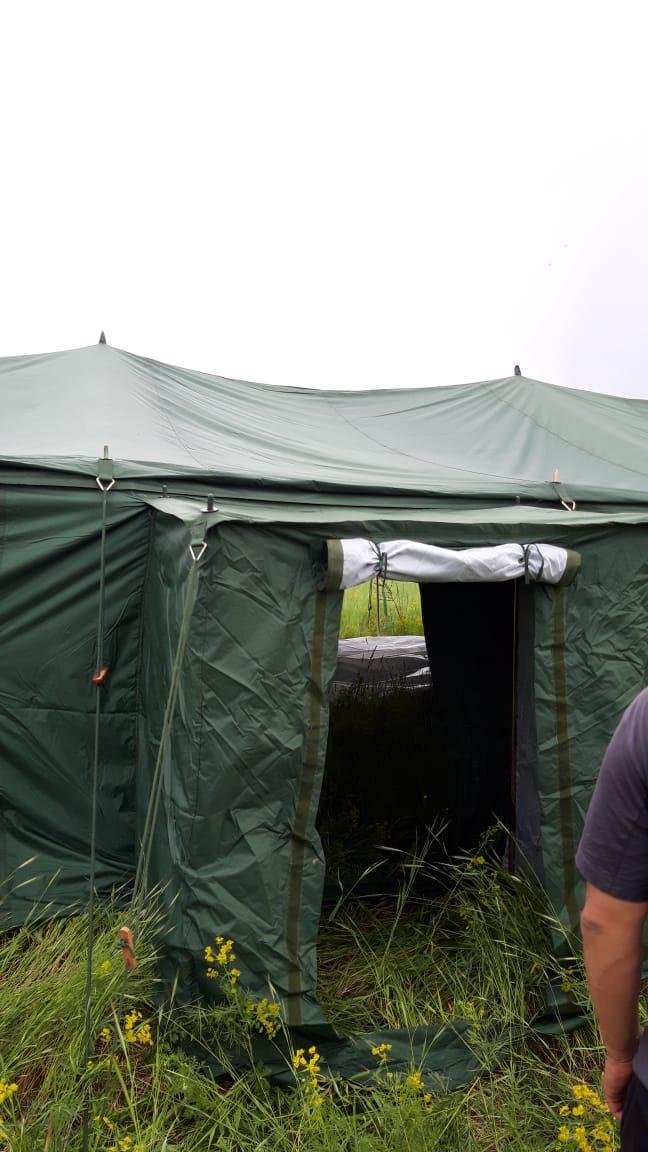 Палатка армейская 7.7 х 11м. 40 местная зимняя материал Оксфорд+Доставка бесплатная! - фото 8 - id-p78801201