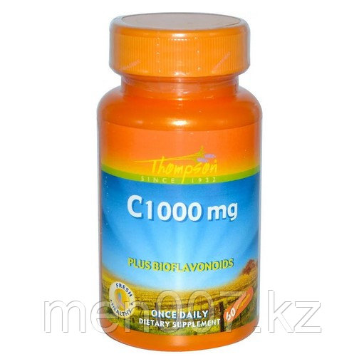 БАД Витамин C 1000 мг (60 капсул) Thompson, срок до 11/23г.