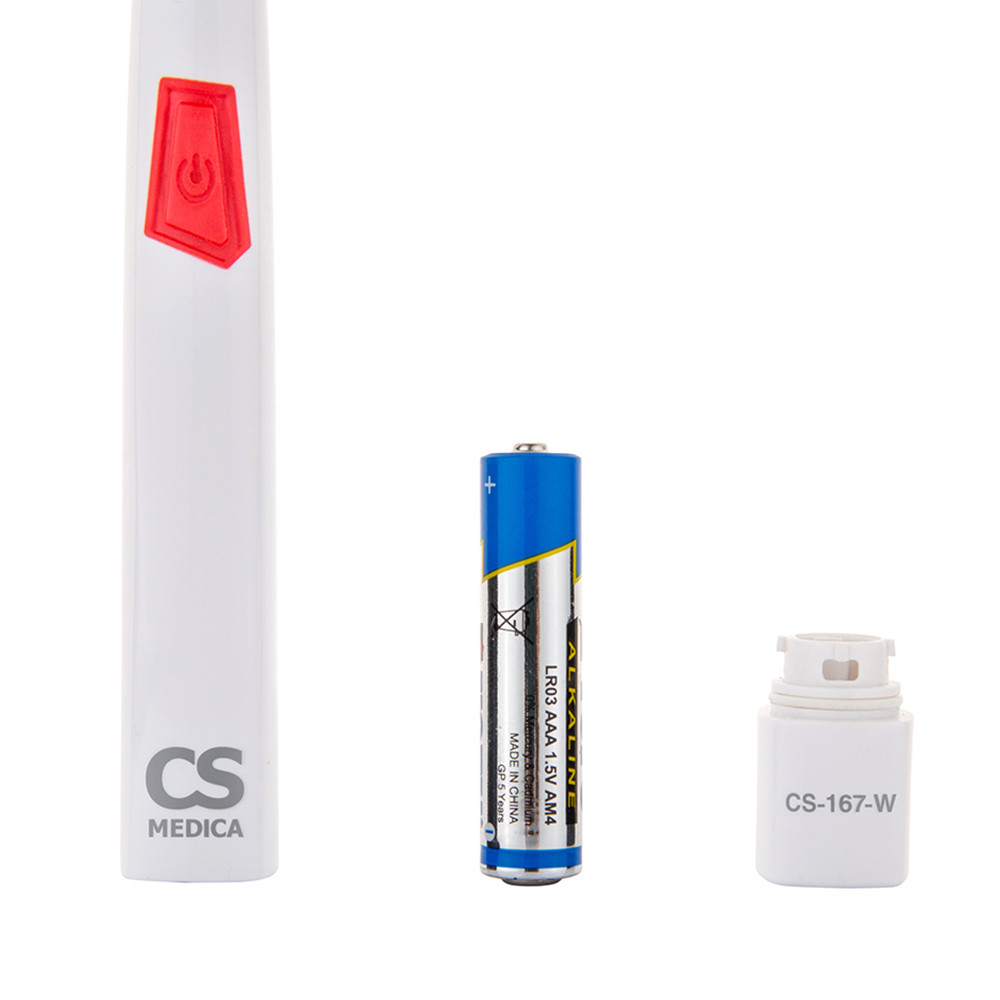 Электрическая звуковая зубная щетка CS Medica CS-167-W, белая - фото 8 - id-p78816748