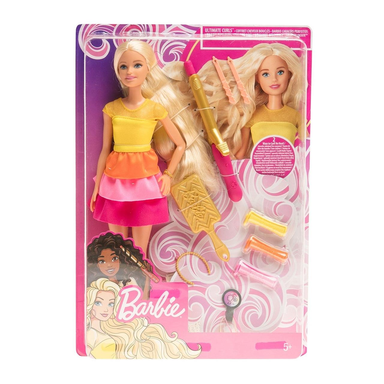 Barbie Кукла Барби Блондинка в модном наряде с аксессуарами для волос - фото 4 - id-p78800638