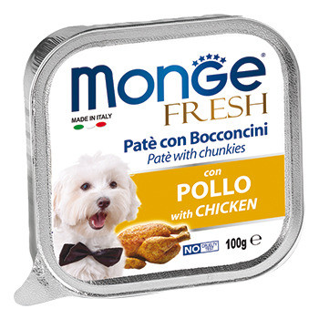 Monge Fresh Dog CHICKEN паштет для собак с курицей, 100 гр. - фото 1 - id-p70226843