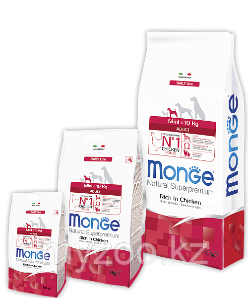 Monge Mini Adult с курицей 7,5 кг