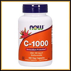 Now Foods vitamin C 1000мг 100капсул