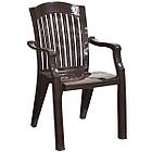 Кресло для дачи Премиум-1 шоколадный (№7 110-0010)