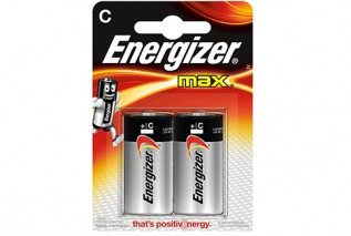 Элемент питания LR14 С Energizer MAX Alkaline Акция 2 штуки в блистере