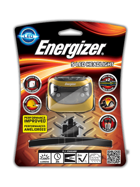Фонарь налобный Energizer 5 Led 3x AAA