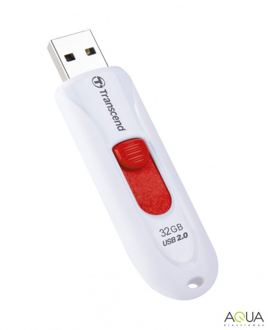 USB Флеш 32GB 2.0 Transcend TS32GJF590W белый