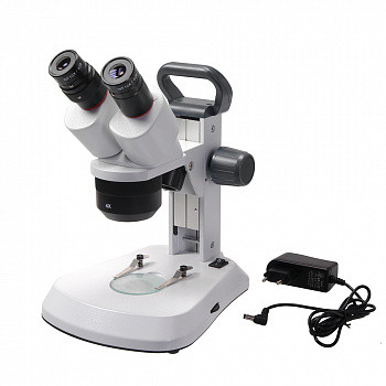 Микроскоп стерео МС-1 вар.1C (1х/2х/4х) Led - фото 2 - id-p78833224
