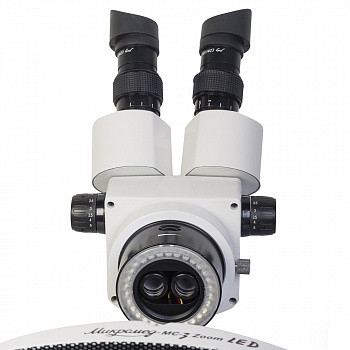 Микроскоп стерео МС-3-ZOOM LED - фото 2 - id-p78833239