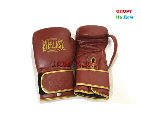 Перчатки боксерские Everlast Classic (кожа) 12,14 OZ, фото 2