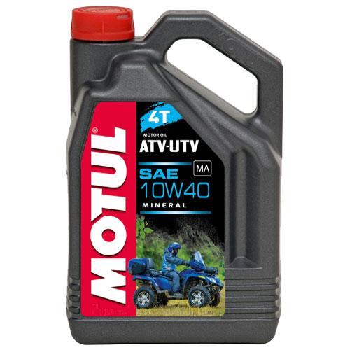 Моторное минеральное масло Motul ATV UTV 4T 10W-40 (4Л) - фото 1 - id-p78838871