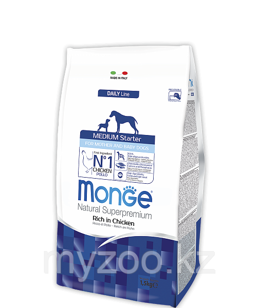 Monge Medium Starter for Mother and baby с курицей 1,5 кг