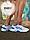 Кроссовки Asics бело голубые A1077-1, фото 3
