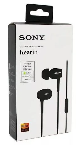 Наушники SONY mdr-ex750ap Вакуумные, с микрофоном (black)