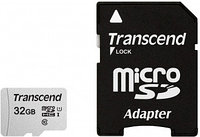 Карта памяти MicroSD 32GB Class 10 U1 Transcend TS32GUSD300S