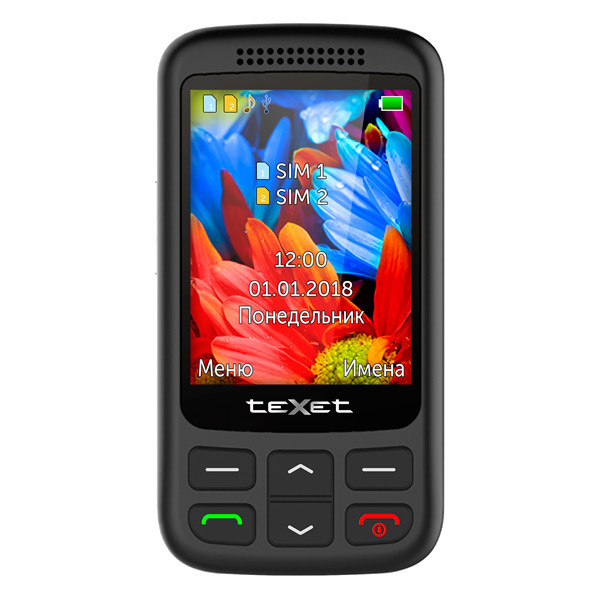 Мобильный телефон Texet TM-501 (Black)