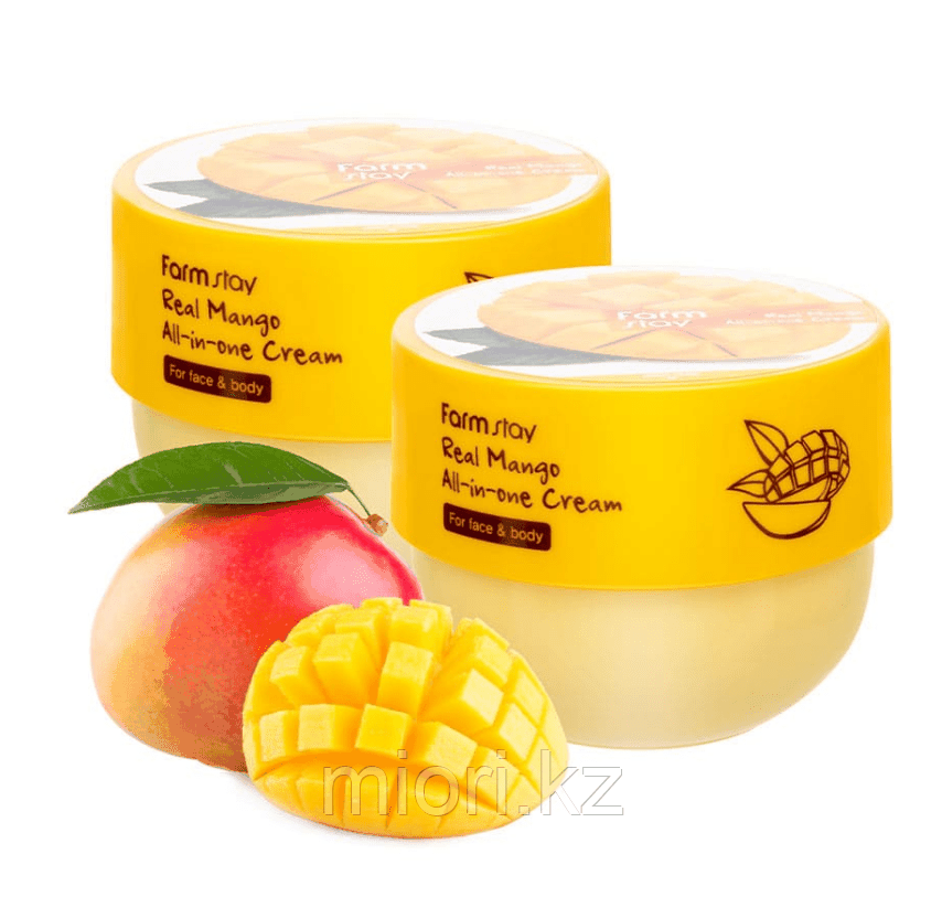 Крем для лица и тела с маслом манго - FARMSTAY Real Mango All-in-One Cream