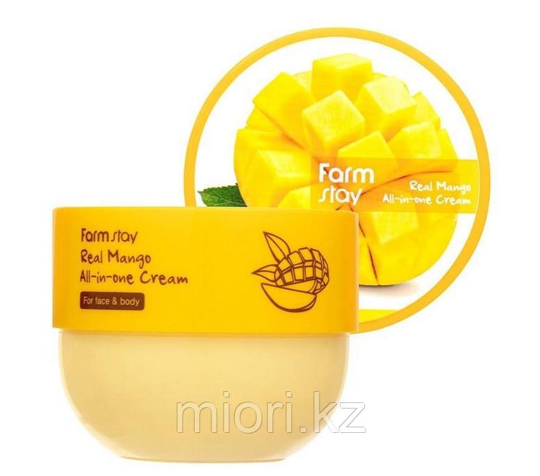 Крем для лица и тела с маслом манго - FARMSTAY Real Mango All-in-One Cream - фото 3 - id-p78848887