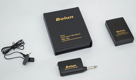 Беспроводной Петличный микрофон Bolun wr-601/10м, фото 2