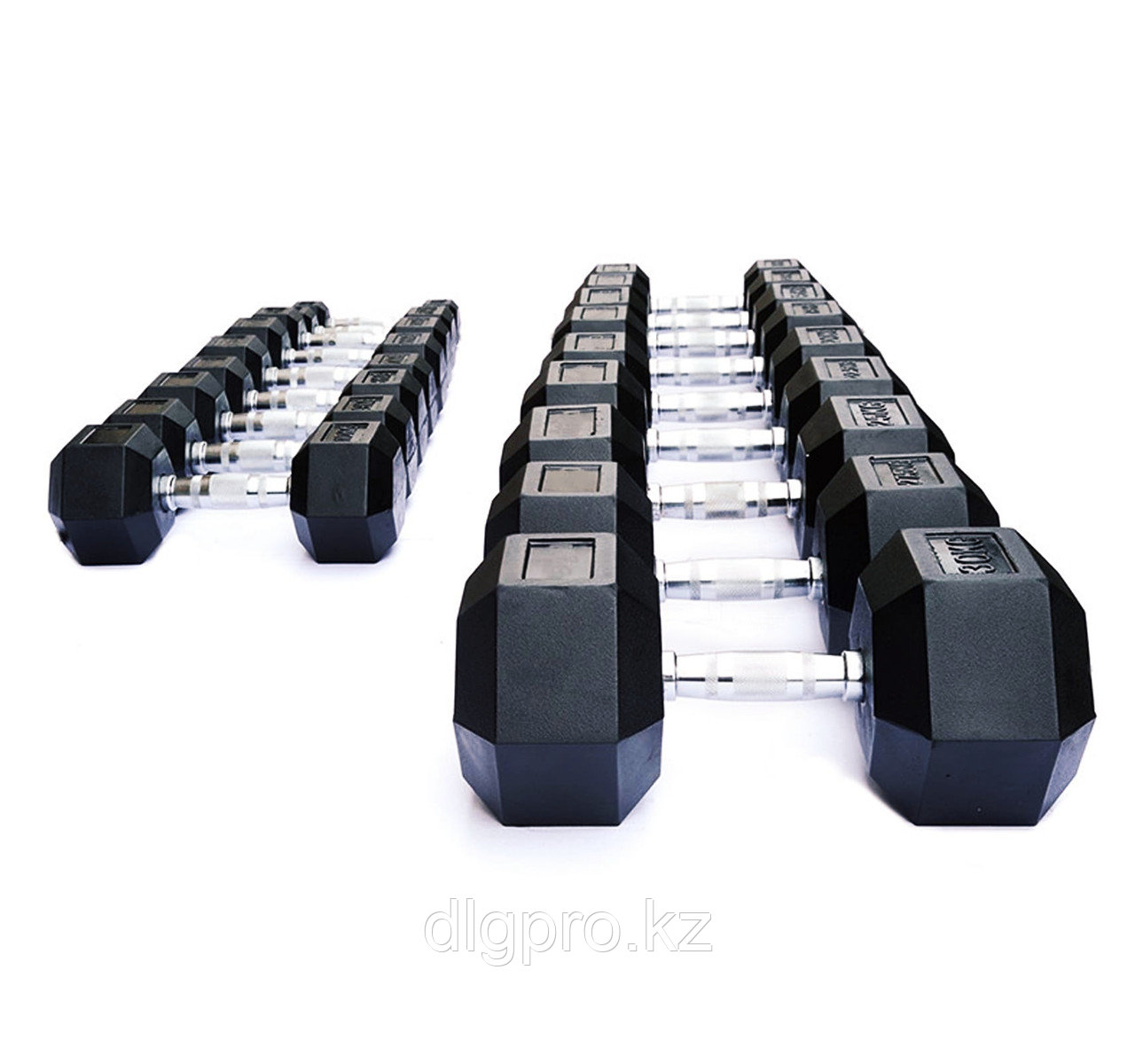 Гантели гексагональные 15+15кг