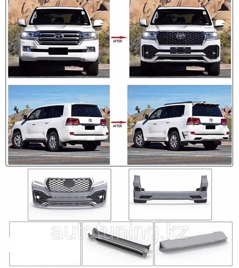 Эксклюзивный обвес EWAN design на Toyota Land Cruiser 200 c 2016 г. и выше!