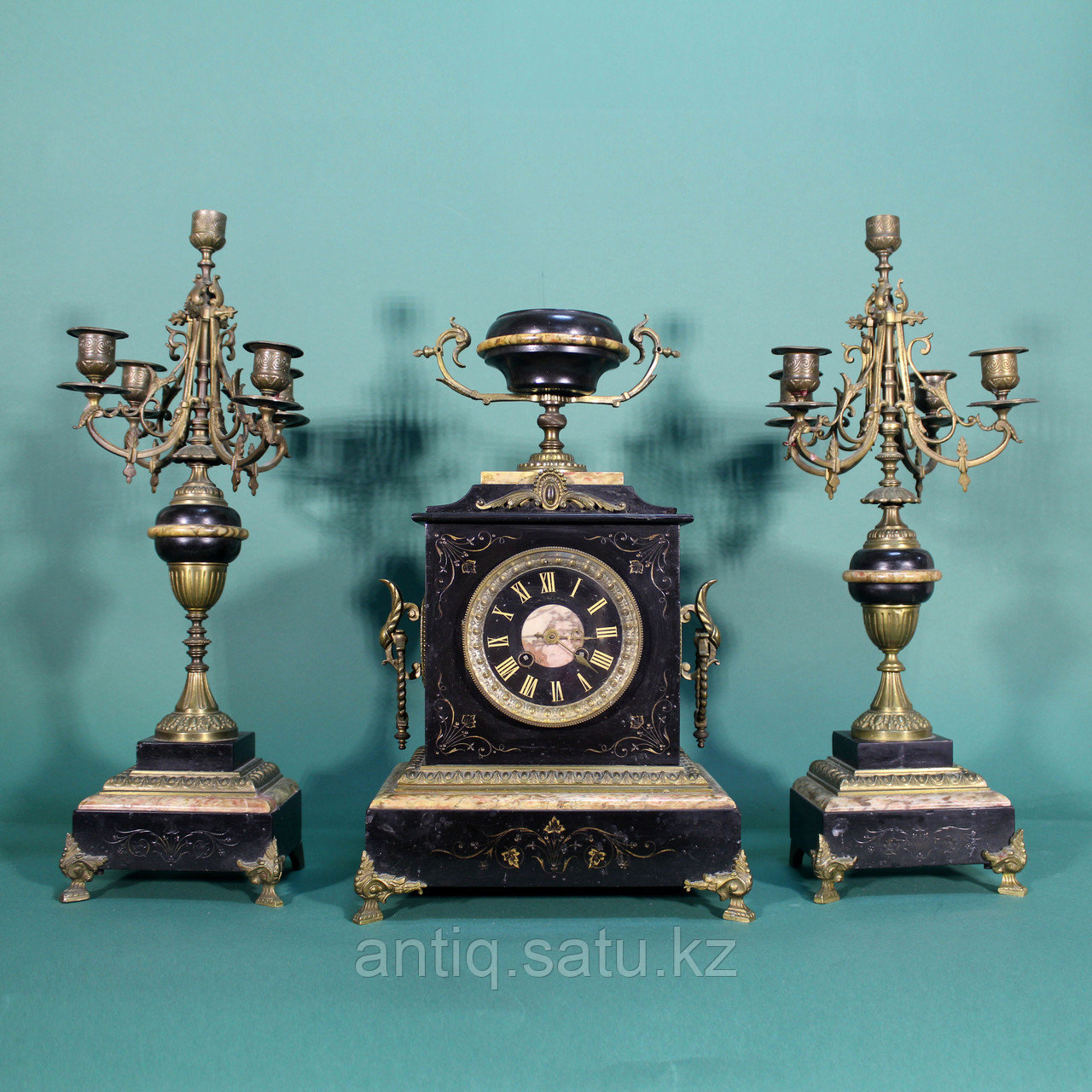 Часовой гарнитур в стиле Наполеона III Часовая мастерская S. Marti - фото 1 - id-p78911698
