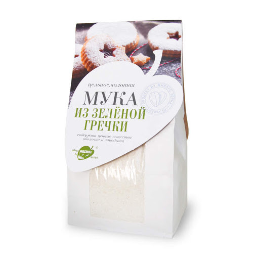Мука из зеленой гречки цельносмолотая 500 г "Образ жизни Алтая"