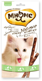 Лакомство для кошек Мнямс Лакомые палочки с уткой и кроликом