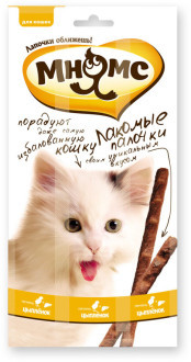Лакомство для кошек Мнямс Лакомые палочки цыпленок с печенью