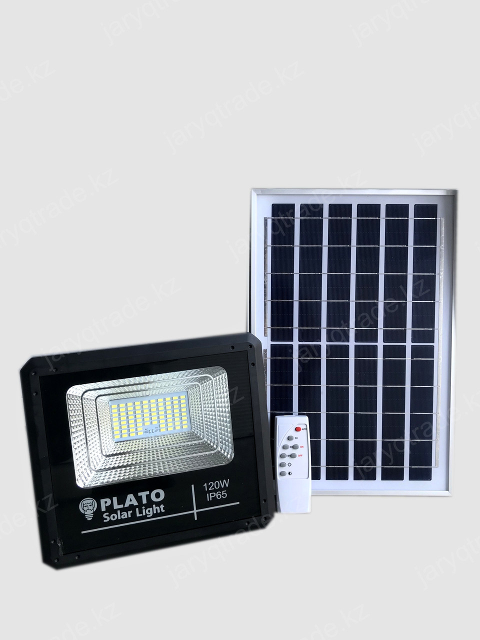Светодиодный прожектор на солнечной батарее PLATO 120 W, 6500K