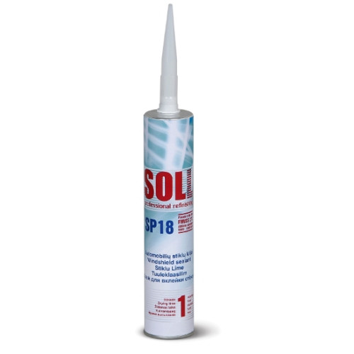 SOLL SP18 полиуретановый клей для стёкол 310 мл (чёрный) - фото 1 - id-p78912046