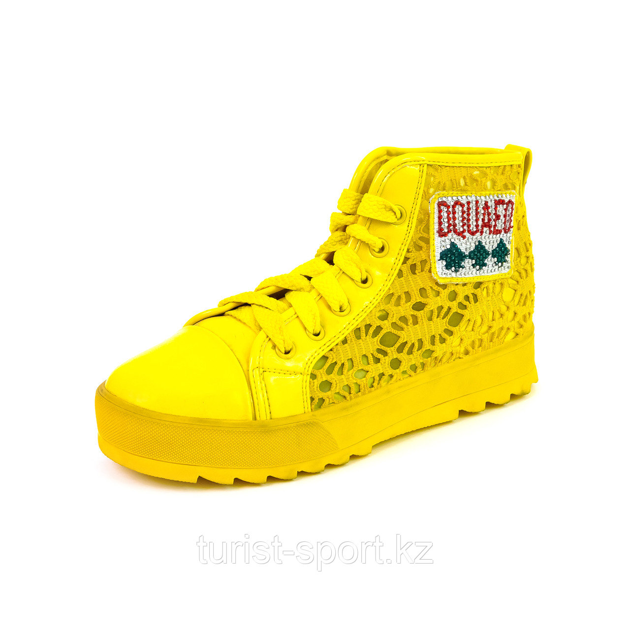 Ботинки желтые