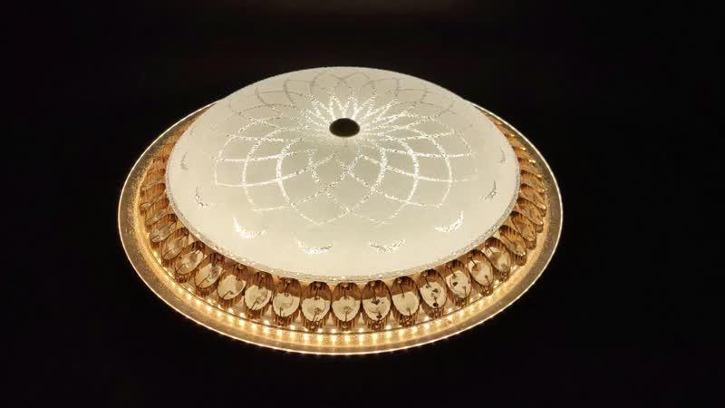 Управляемый светодиодный светильник MAROCCO GOLD 72W R-510-WHITE-220-IP20