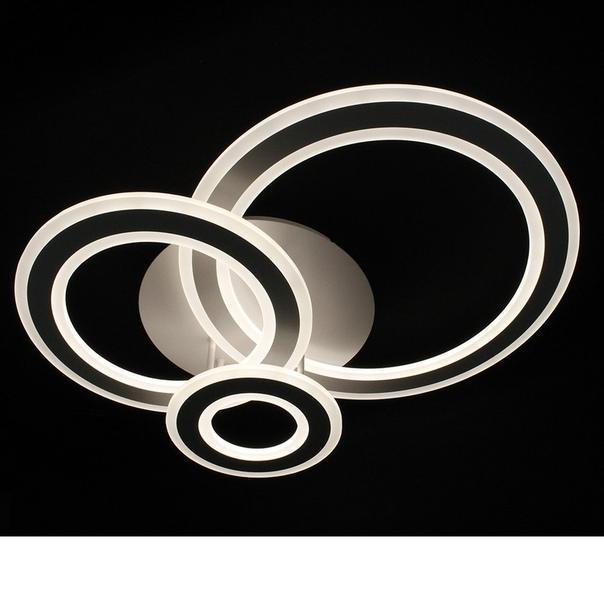 Управляемый светодиодный светильник TRIPLEX ROUND 108W R-700/600-WHITE/WHITE-220-IP44