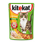 Kitekat сочные кусочки с курицей в желе уп.28*85гр.