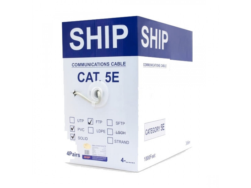 Кабель сетевой, SHIP, D145-P, Cat.5e, FTP, 305 м/б - фото 1 - id-p78912905
