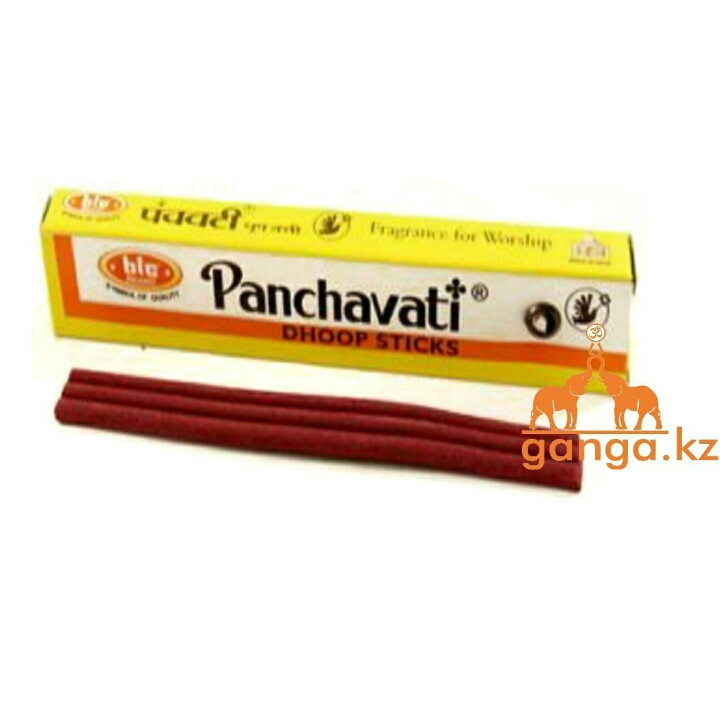 Натуральные безосновные благовония Панчавати (Panchavati Dhoop Sticks BIG BRAND), 10 шт - фото 1 - id-p78911828