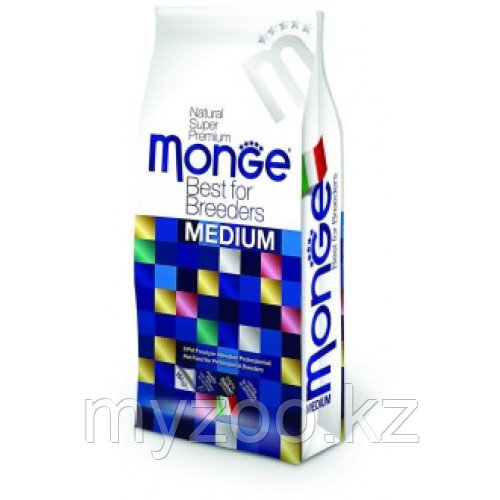 MONGE DOG MEDIUM STARTER корм для щенков средних пород с курицей 15 кг