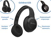 Стильные полноразмерные беспроводные наушники + МР3 со съемным AUX кабелем, Celebrat A23
