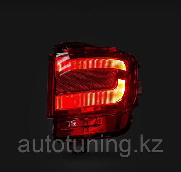 Светодиодные фонари в задний бампер (диодные катафоты,отражатель красный) на Toyota Land Cruiser 200 2015-2020 - фото 4 - id-p78913392