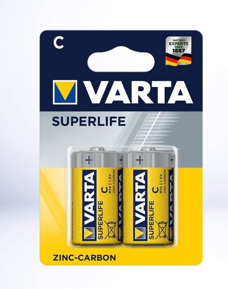 Батарейка Super Baby 1.5V - R14P/ C (2 шт)