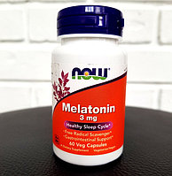 Now Foods, Melatonin, 3 mg, 60 Капсул.